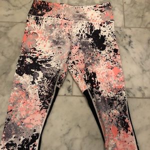 Fabletics multicolored Capri leggings